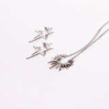 Starburst Necklace - Silver