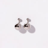 Duchess Double Studs - Silver