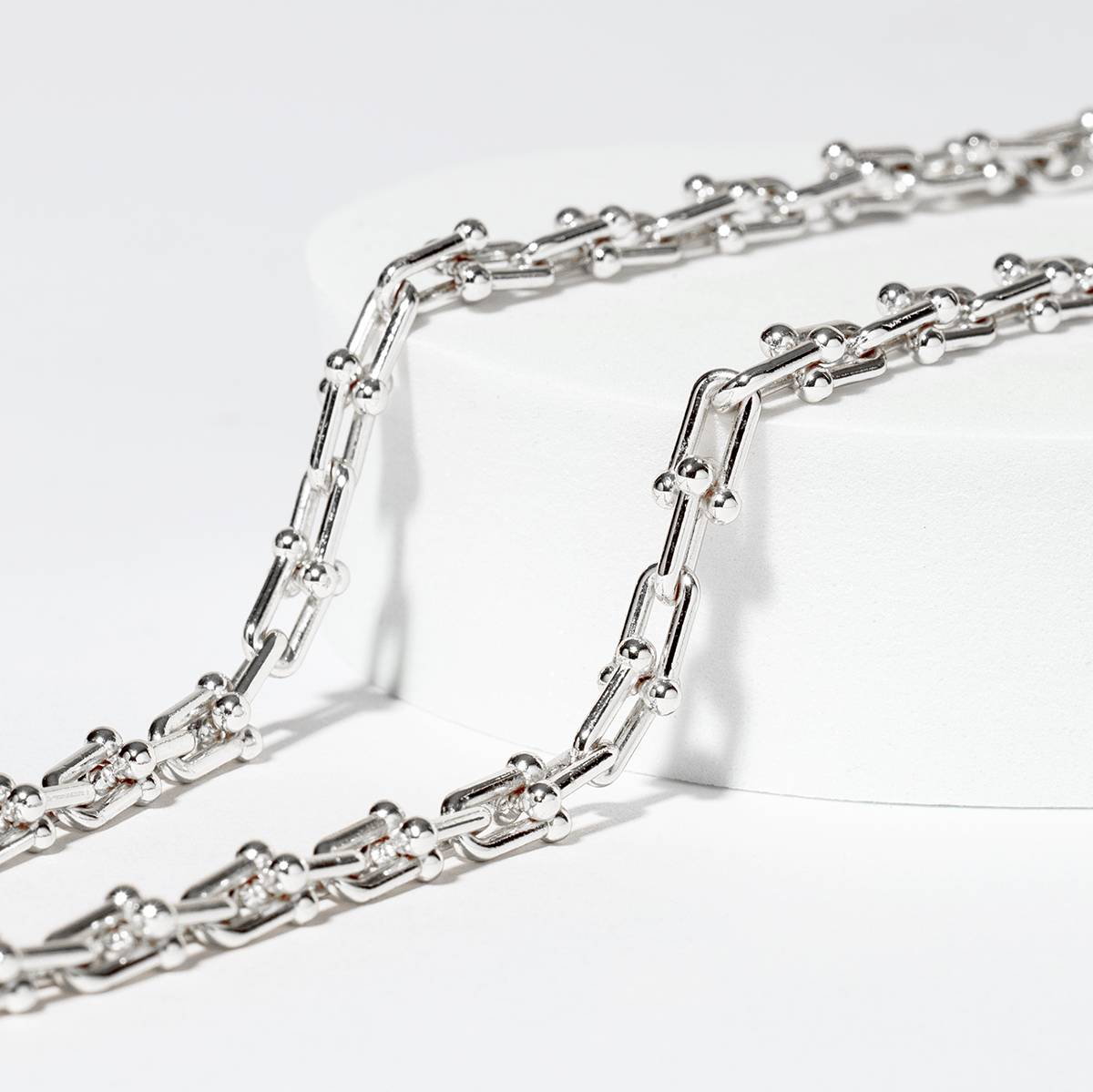 Martina Silver Link Necklace